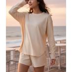 水着 「OP/オーピー」レディース4点セット水着　水陸両用　長袖ラッシュガード・ボードショーツ・タンキニ レディース