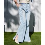  джинсы Denim Denim брюки [Denim Collection] передний лента Denim брюки женский 