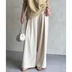 ショッピングワイドパンツ パンツ サイドレースタックワイドパンツ レディース