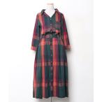 「REDYAZEL」 シャツワンピース M ネイビー レディース