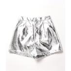 「EVRIS」 ショートパンツ MEDIUM シルバー レディース