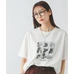 「GLOBAL WORK」 半袖Tシャツ MEDIUM ホワイト レディース