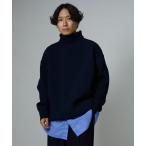 [FREAK'S STORE]ta-toru шея вязаный LARGE темно-синий мужской 