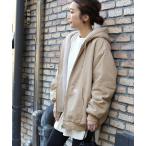 [FREAK'S STORE] с хлопком блузон свободный бежевый женский 