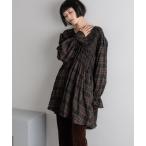 [LOWRYS FARM] длинный рукав туника FREE Brown женский 