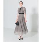 「Leja」 半袖ワンピース SMALL グレー レディース