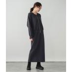 ショッピングロングカーディガン ワンピース クルーZIPカーディガン＊スカートセット/601262