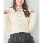 ショッピングカーデ カーディガン シャギーカーデ＆キャミSET レディース