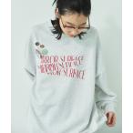 トレーナー スウェット 「ZOZO限定」FLOWER GRAPHIC SWEAT SHIRT/フラワーグラフィックスウェットシャツ レディース