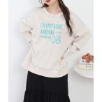 トレーナー スウェット +Arinomama オーガニックフライス　リバーシブルトレーナー レディース