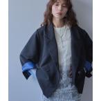 コート アウター ダブルボタンオーバーサイズジャケット「セットアップ対応」 レディース