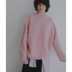 ショッピングセーター ニット セーター リバーシブルボックスニットプルオーバー レディース