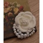 ブローチ 「resonance」バラモチーフ �