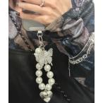  смартфон ремешок держатель Attachment & Heart * бабочка дизайн очарование [2 позиций комплект ]