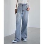  джинсы Denim Denim брюки [ можно выбрать 2 длина ] талия кнопка Denim широкий брюки женский 