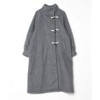 [andme] полупальто "даффл коут" L угольно-серый женский 