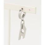 [DIESEL] серьги ( одна сторона уголок для ) FREE серебряный мужской 