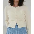 「titivate」 ニットカーディガン M アイボリー レディース