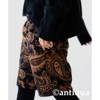 「antiqua」 ハーフパンツ FREE ブラック レディース