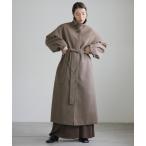 [select MOCA] пальто с отложным воротником FREE grayish бежевый женский 