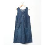 「soulberry」 サロペットスカート L ブルー レディース