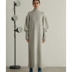 「JILL STUART」 ニットワンピース 4 グレー レディース