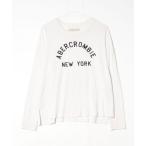「Abercrombie&Fitch」 長袖カットソー M ホワイト レディース