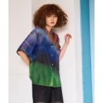 「MAISON SPECIAL」 半袖シャツ FREE ブルー レディース