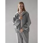 コート アウター LACE LINE STAND-NECK JERSEY BLOUSON レディース