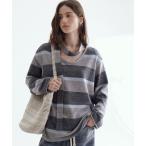 ニット セーター ストライプ柄 ニットタイ付 ニットトップス FC26S095「Fano Studios」「2026SS」 レディース メンズ