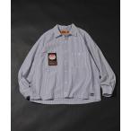 シャツ RED KAP/レッドキャップ 別注 オックスフォード クロップド ロングスリーブ ワークシャツ メンズ