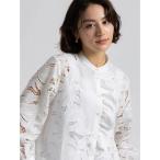 ブラウス シャツ 「Atelier ChouChou」カットワークレースボザムシャツブラウス レディース