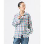 ブラウス シャツ 「別注」INDIVIDUALIZED SHIRTS / オープン カラー シャツ レディース