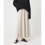 スカート 「conte」サテン ロングスカート