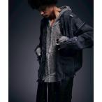 カーディガン DankeSchon/ダンケシェーン/ACID WASH TENJIKU CARDIGAN メンズ レディース