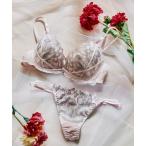 ブラジャー ショーツセット レディアントペダルブラジャー＆Tバックショーツセット