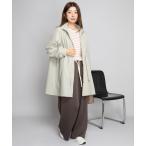 トレンチコート コート 撥水スタンドカラー ロングコート レディース