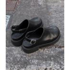 シューズ 「6サイズ展開」バックベルトサボ レディース