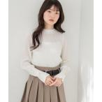 ニット セーター 袖ボタンピタニット　6