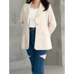 ジャケット テーラードジャケット 「セットアップ着用可」フィットアンドフレアジャケット レディース