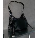 ショルダーバッグ 「26年春夏新作」アイレットデザインベルトフェイクレザーショルダーバッグ メンズ レディース