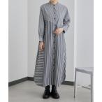 ワンピース ストライプシャツワンピース「SUM1 STYLE」