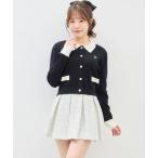 スカート ツイードボックスプリーツスカパン(セットアップ対応)