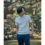  свитер вязаный [COLE HAAN/ Cole Haan ] специальный заказ Logo вышивка вязаный короткий рукав футболка [.. охлаждающий ] мужской 