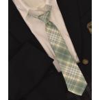  галстук [urge select][...... серии ] в клетку оттенок зеленого одним движением галстук [ студент / форма / костюмированная игра ]