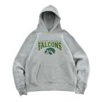 ショッピングused パーカー 「USED」90’s EAGLE USA “DIGHTON REHOBOTH FALCONS” リバースタイプ フーディ USA製 メンズ