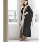 カーディガン 18Gシアーロングカーディガン レディース