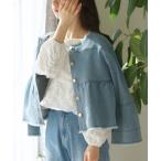デニムジャケット gジャン デニムフレアジャケット2 レディース