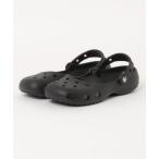 サンダル crocs クロックス CLASSIC BALLET W クラシック バレエ 211994-001 BLACK レディース