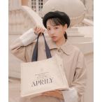 トートバッグ 「単品」キャンバスロゴトートバッグ レディース